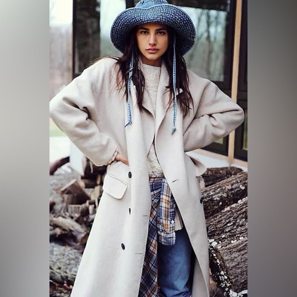 NWT Free People Adore You Wool Coat Size M